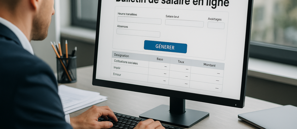 Bulletin de paie en ligne : comment le créer rapidement Éducatif