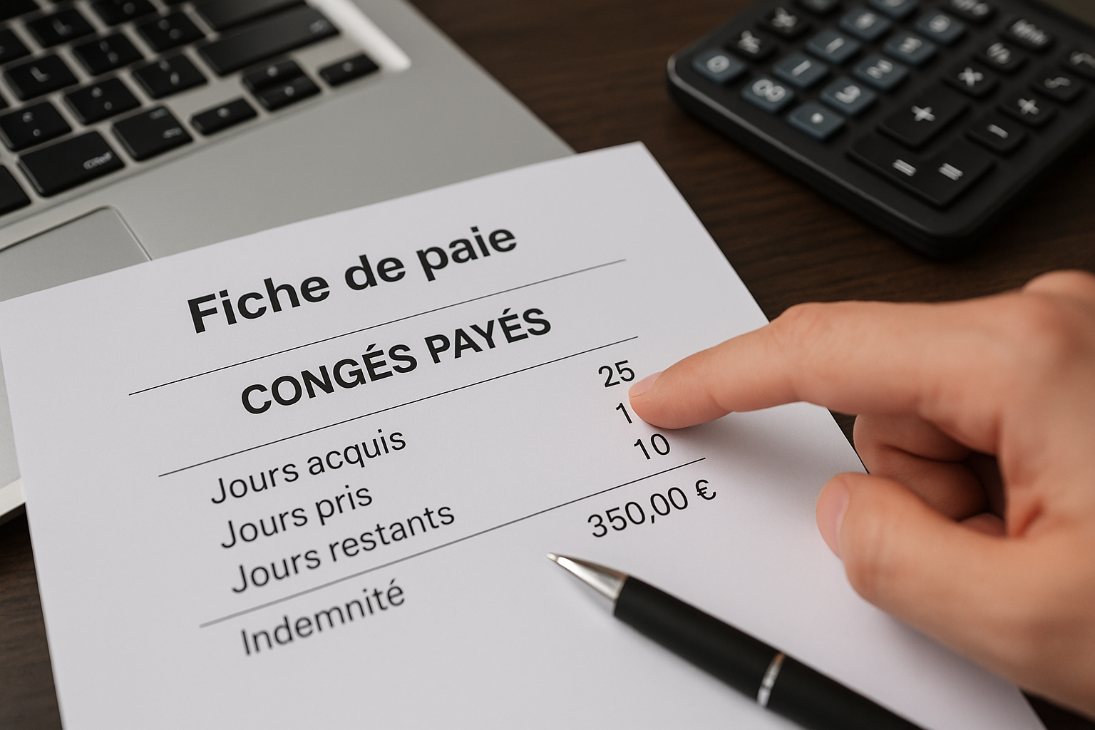 Détail légal + calcul