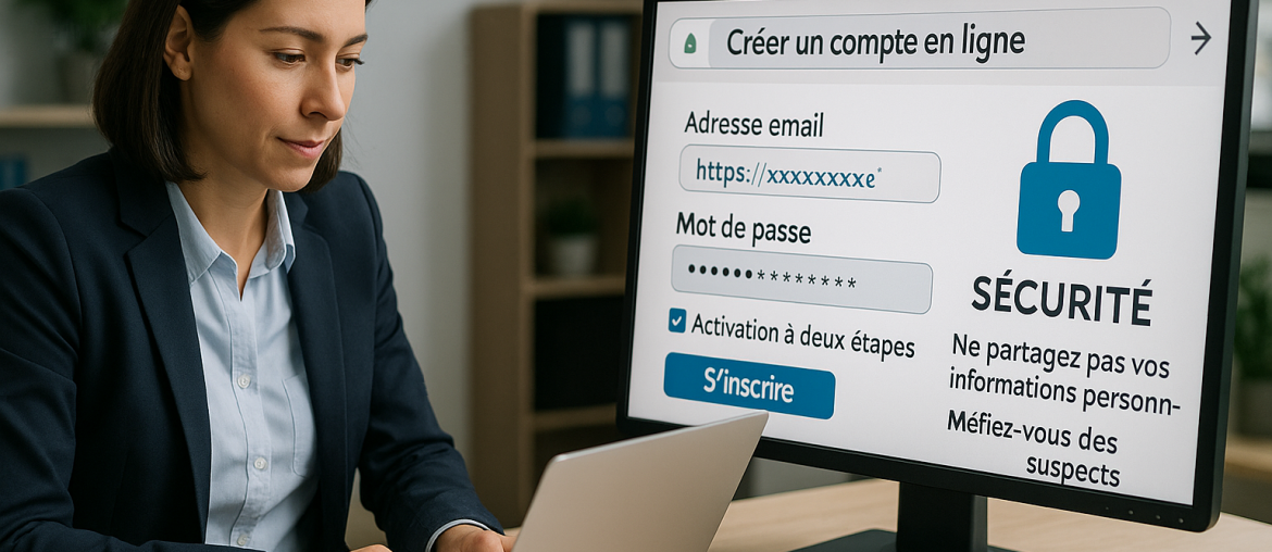 Guide étape par étape pour créer un compte en ligne en toute sécurité Sûr